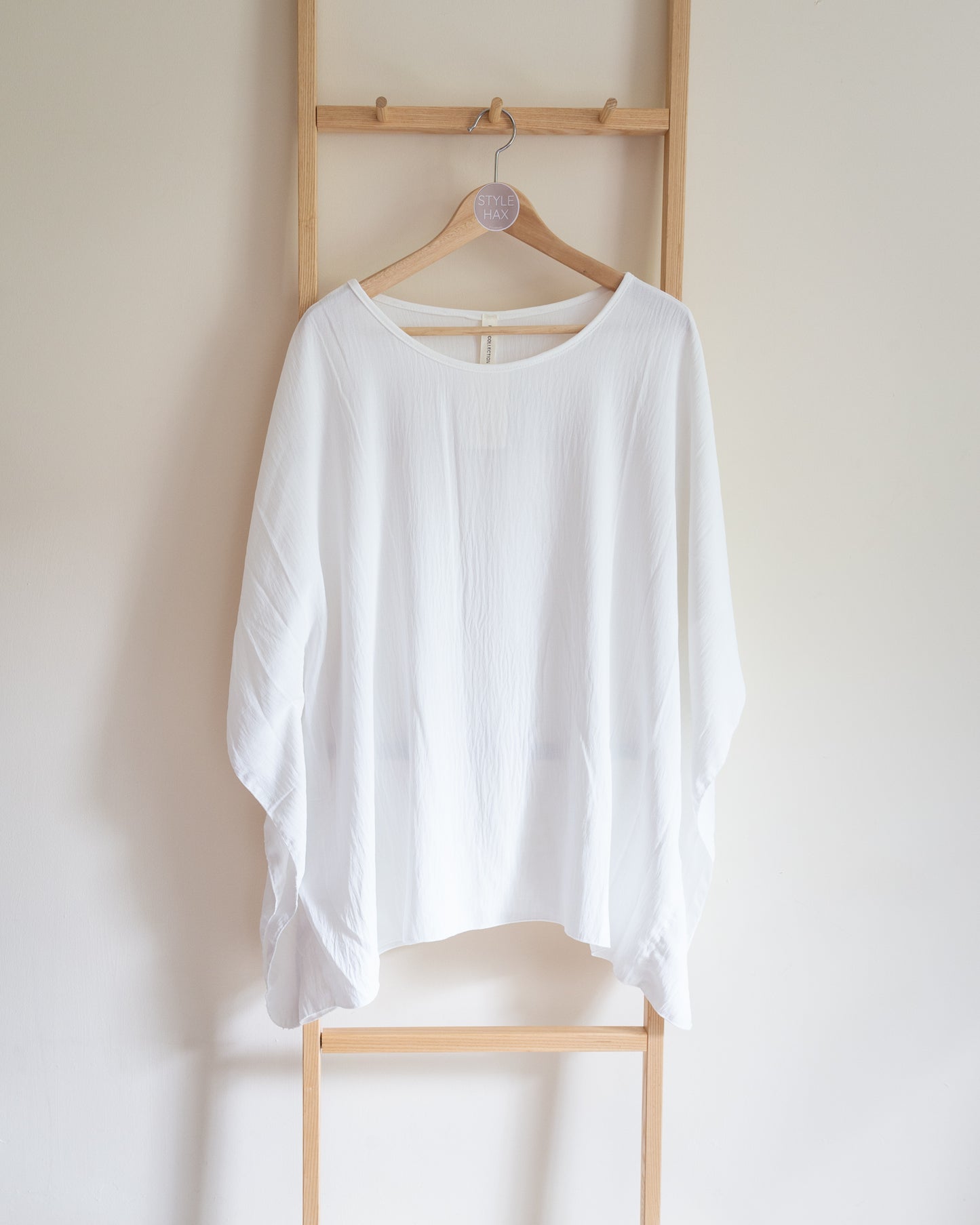 Batwing sleeve top