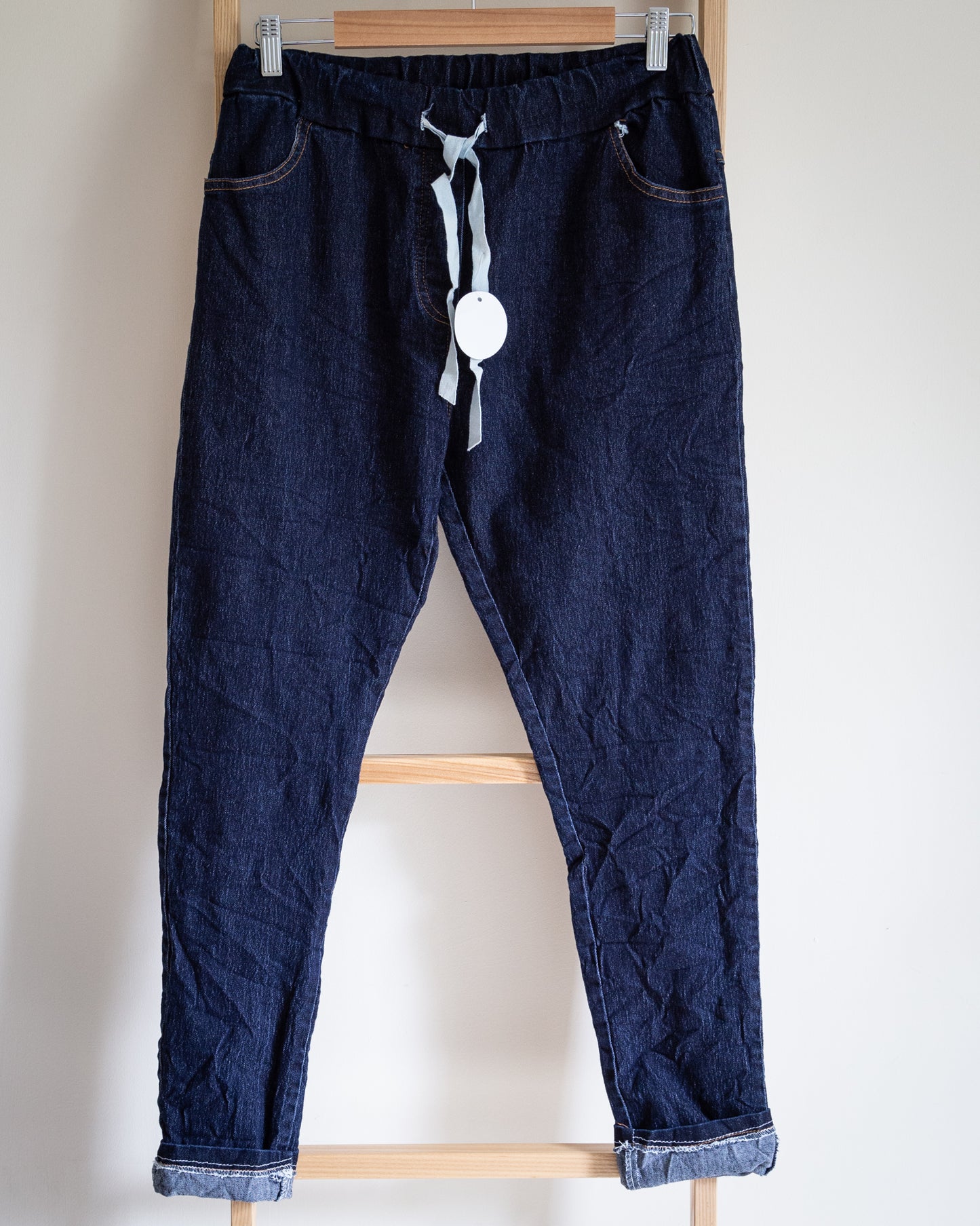 Hax Super Stretch Jeans/ Joggers in Dark Denim