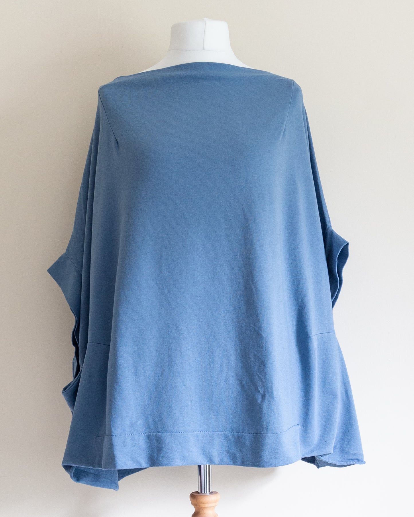 Wide cowl neck top