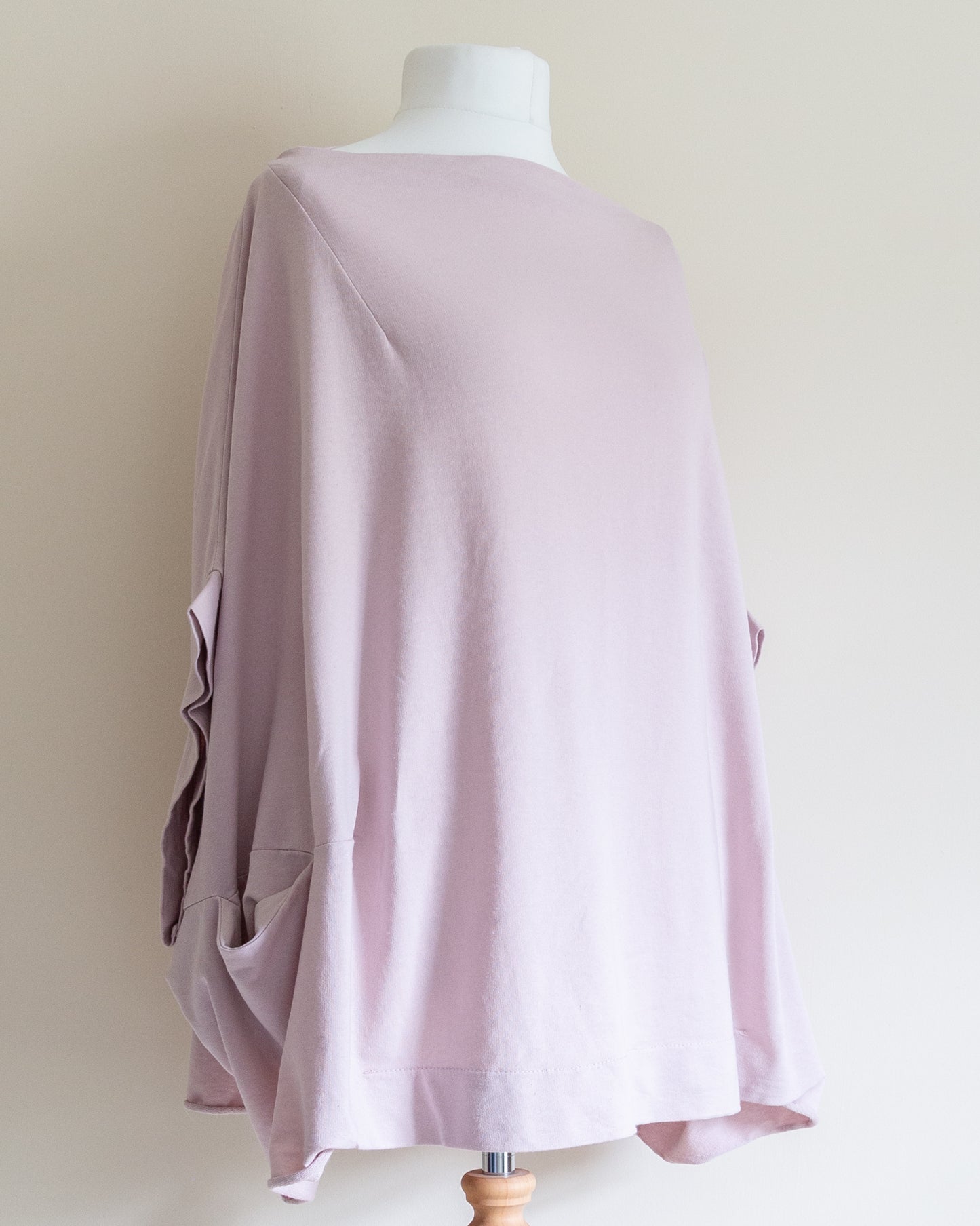 Wide cowl neck top