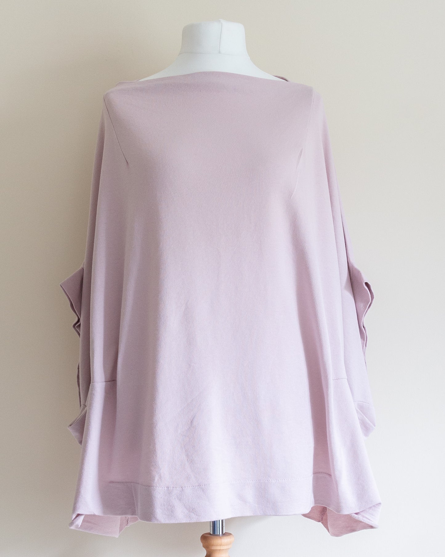 Wide cowl neck top