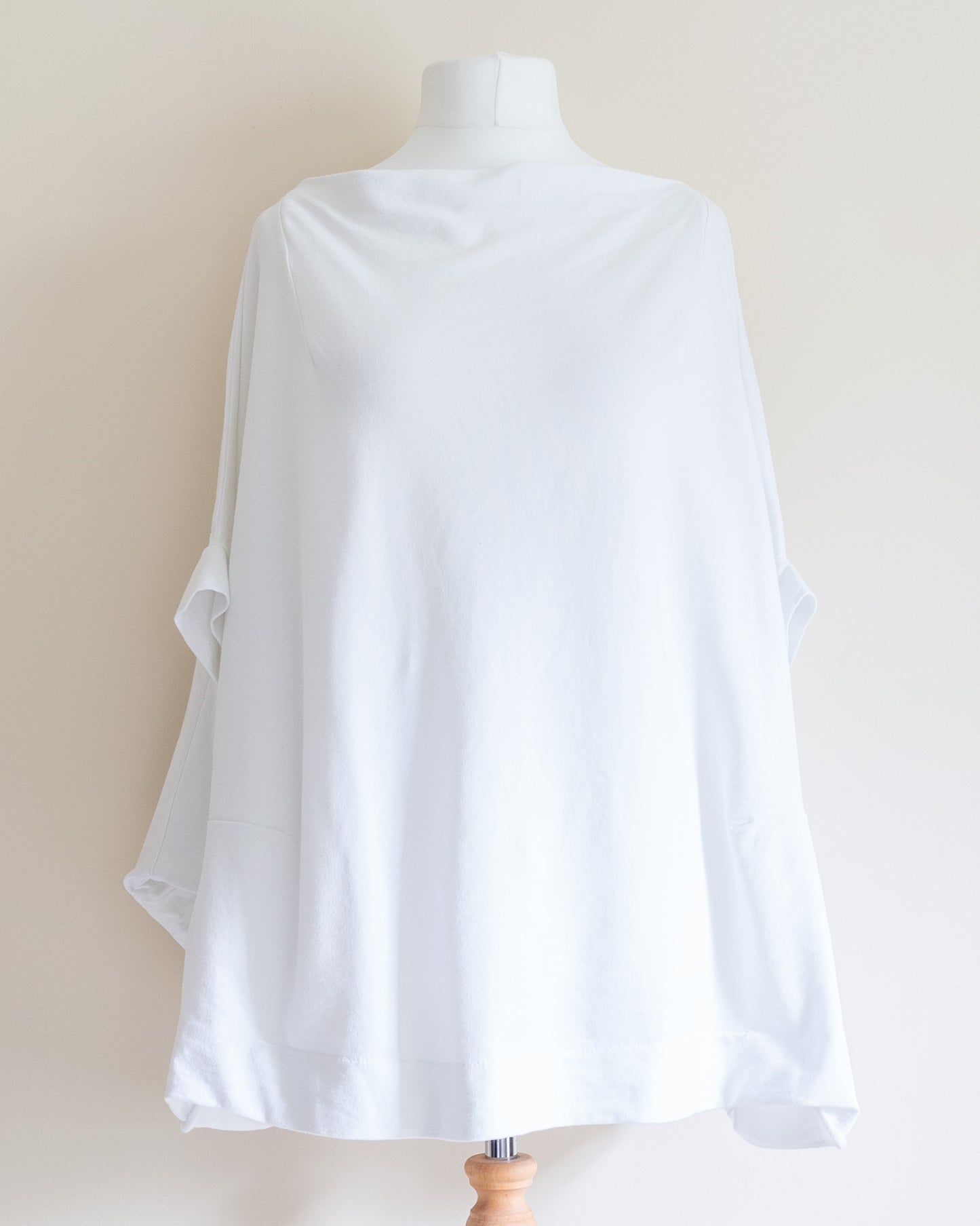 Wide cowl neck top