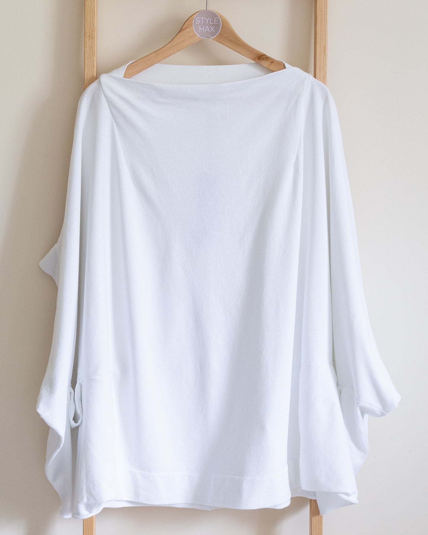 Wide cowl neck top