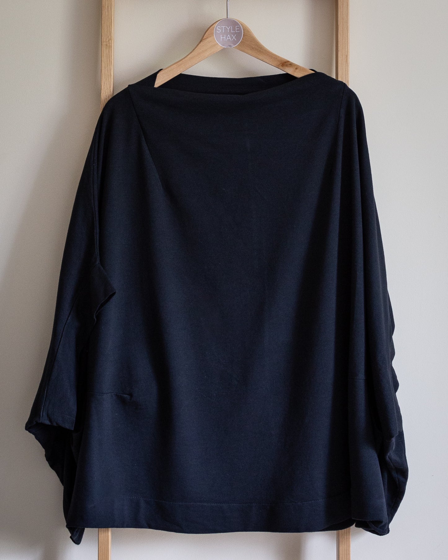 Wide cowl neck top