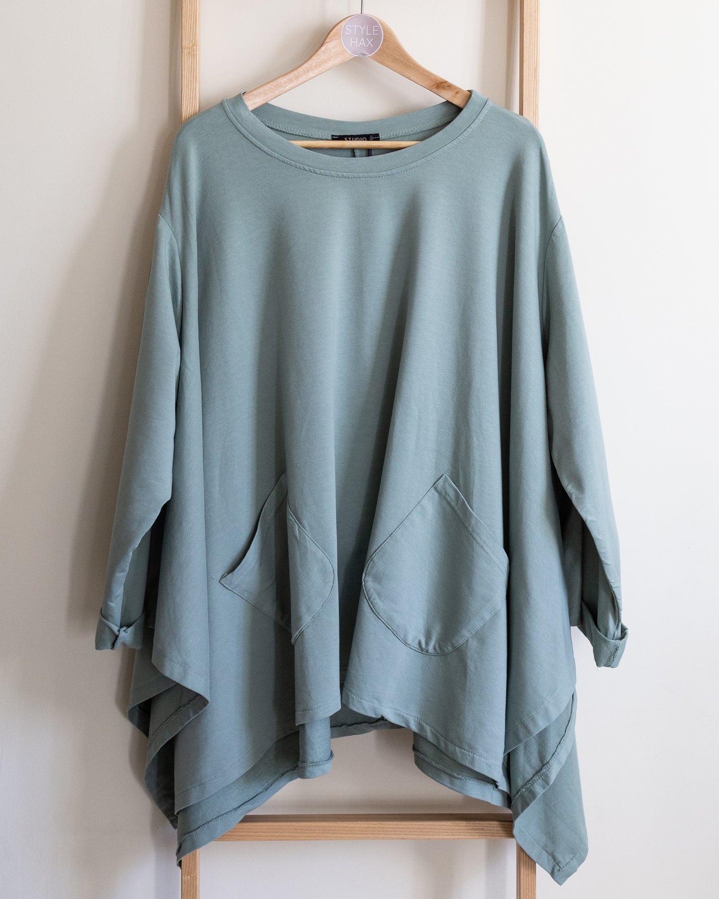 Hax Lux oversize sweat top