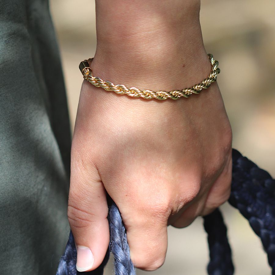 Rope chain bracelet