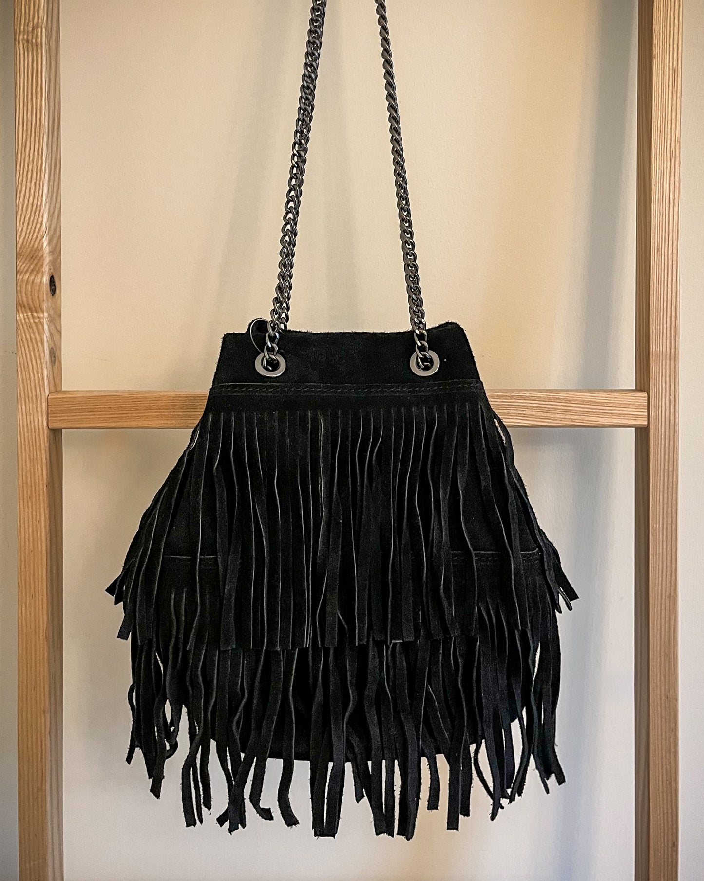 Arizona suede tassel bag